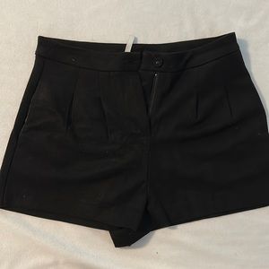 Suede shorts